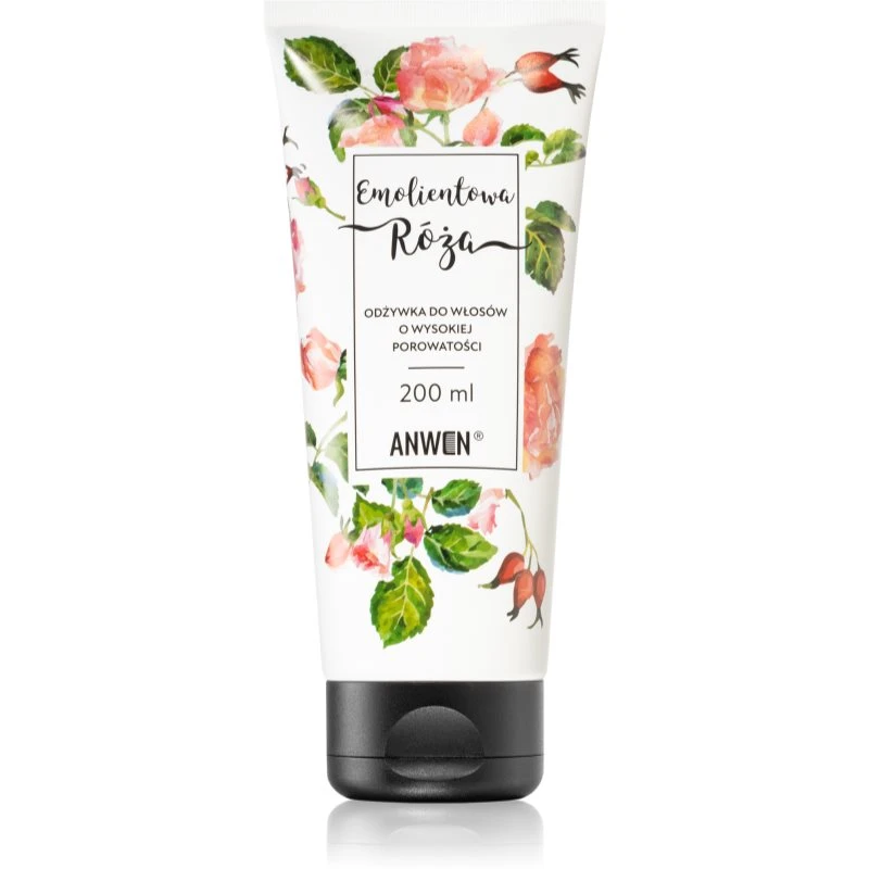 Anwen Emollient Rose vlasový kondicionér High Porosity 200 ml