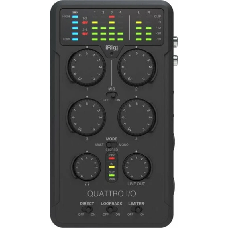 IK Multimedia iRig PRO Quattro I/O