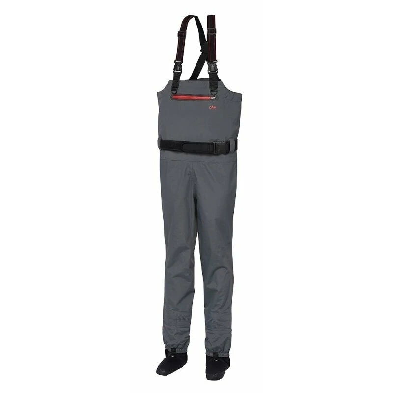 DAM Dryzone Breathable Chest Wader Stockingfoot Grey/Black 2XL