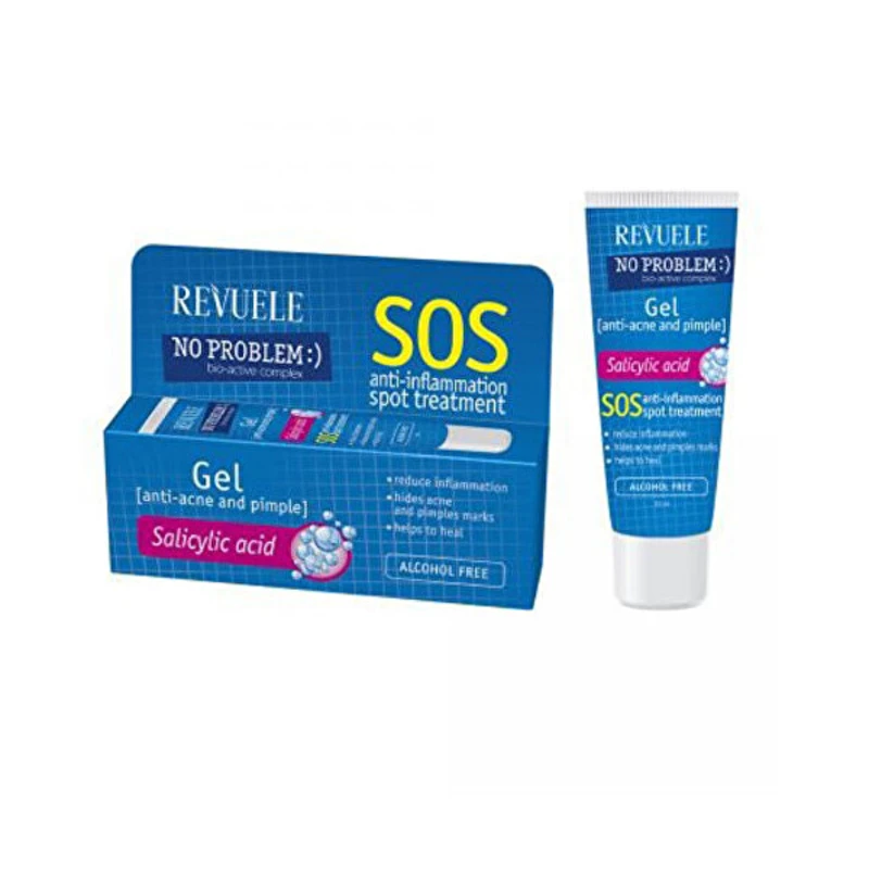 Revuele Pleťový gel proti akné No Problem (SOS Anti-Inflammation Spot Treatment Gel With Salicylic Acid) 25 ml