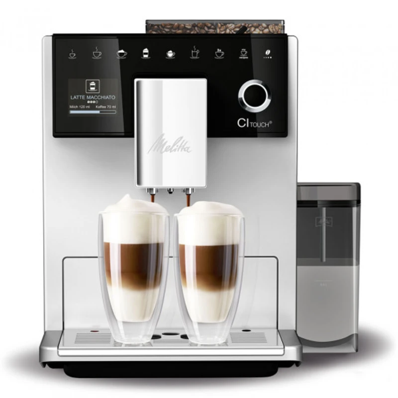 Melitta automatické espresso Ci Touch Stříbrná