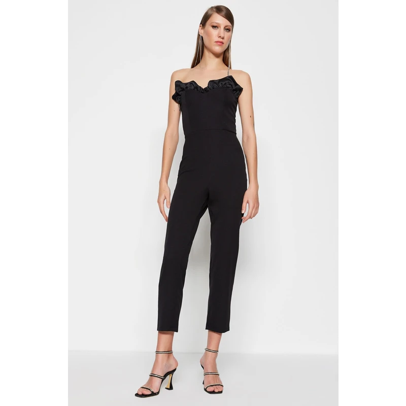 Trendyol Black Woven Overalls