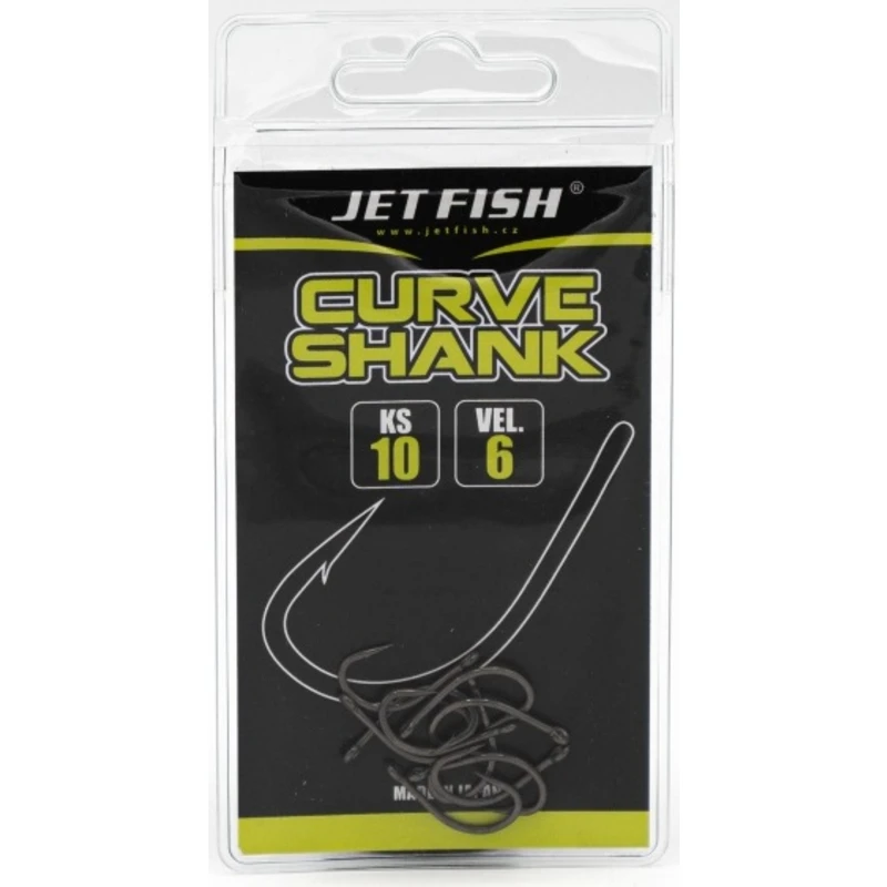 Jet fish háčky curve shank 10 ks - 6