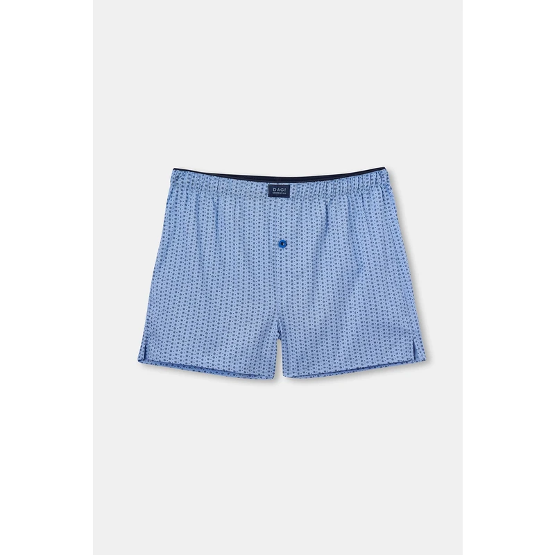 Dagi Blue Poplin Men's Boxer