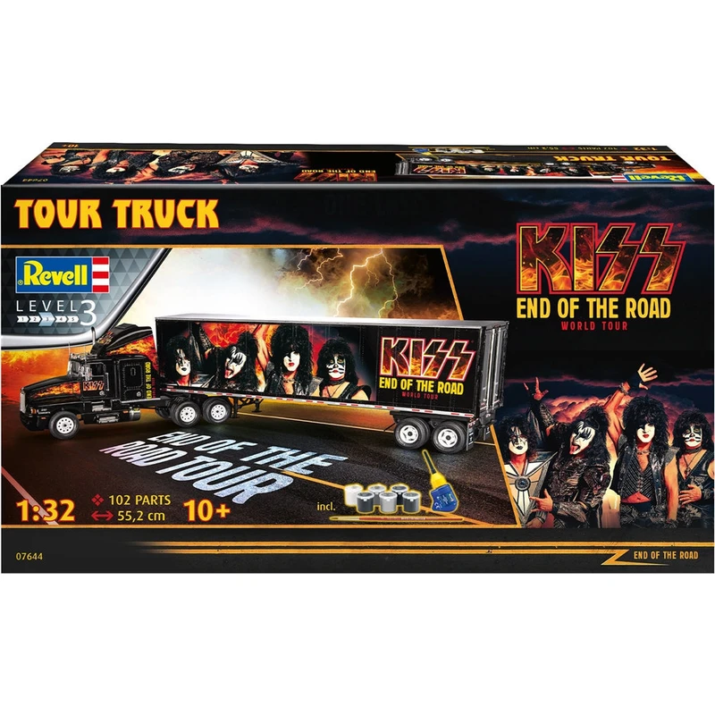 Kiss Tour Truck Model Gift Set Puzzle