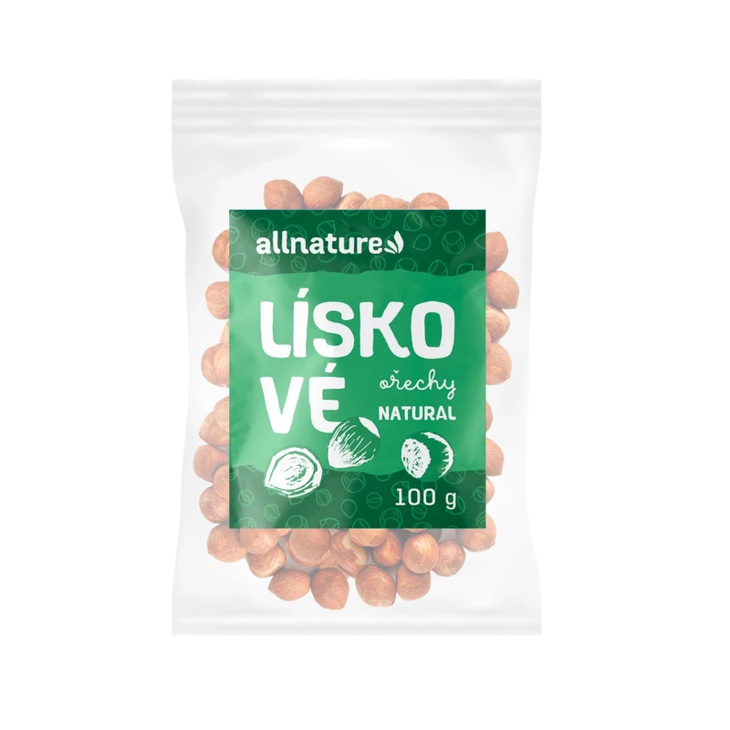 Allnature Lískové ořechy jádra 100g