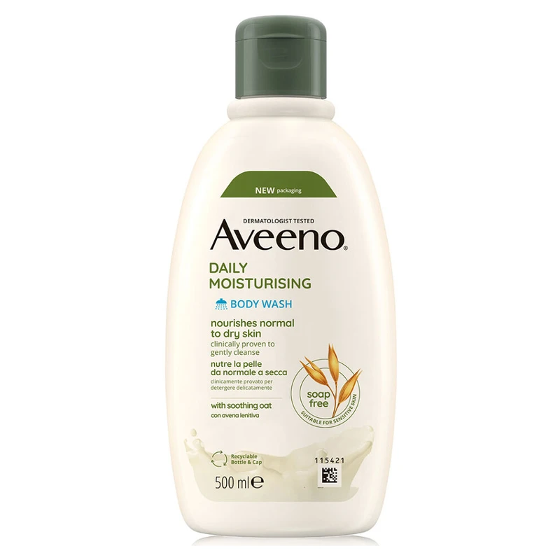 Aveeno Daily Moisturising Body Wash intenzivně vyživující sprchový krém 500 ml