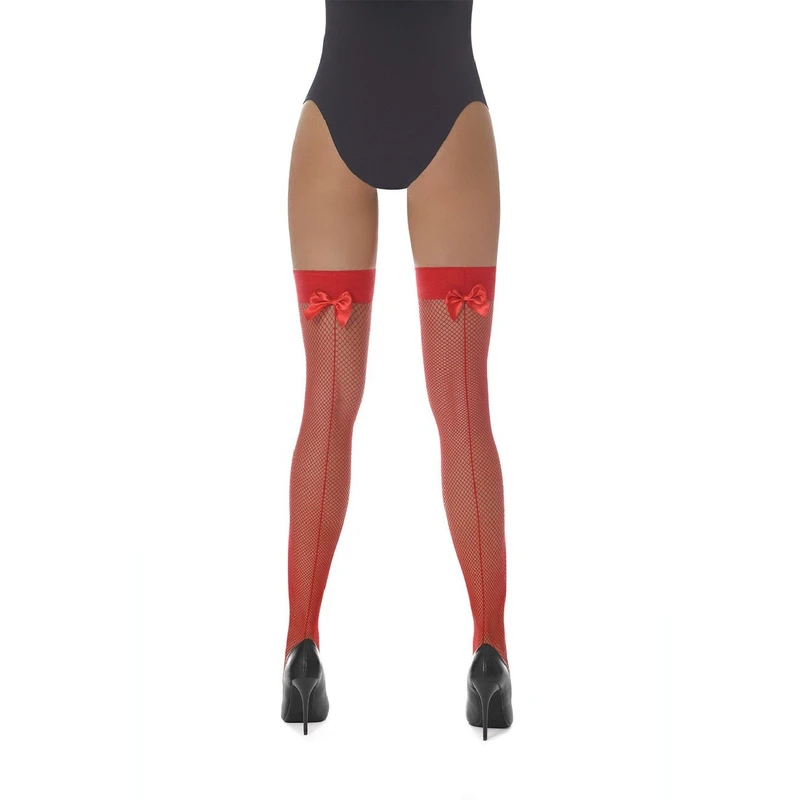 Bas Bleu Cabaret stockings with seam and bow MIKAELA 20 DEN