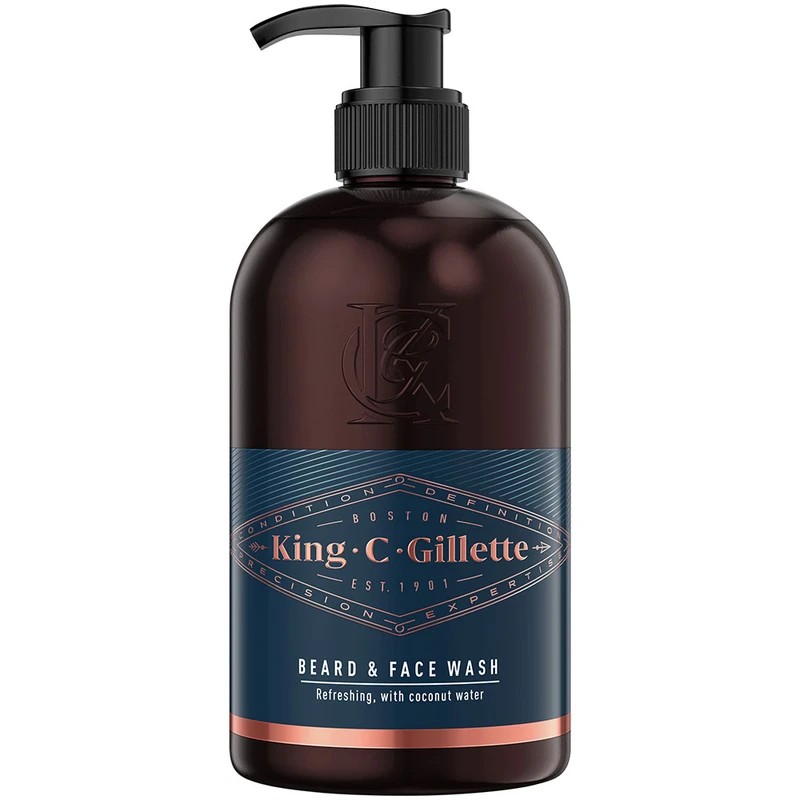 King C. Gillette Beard & Face Wash šampon na vousy 350 ml