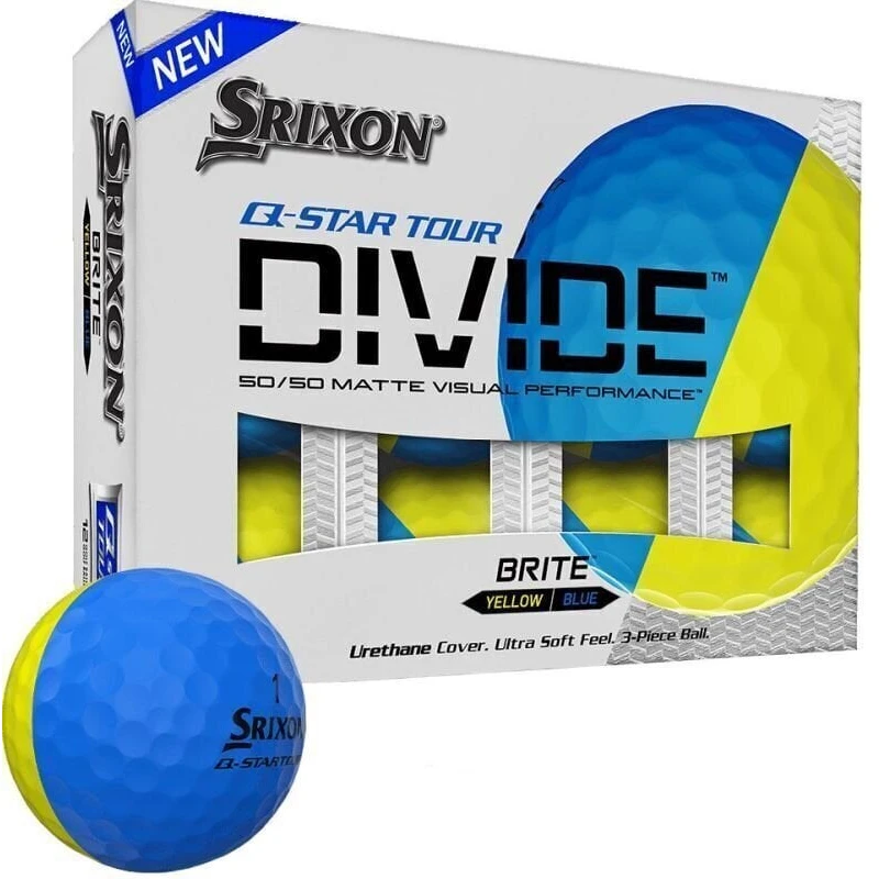 Srixon Q-Star Golf Balls Yellow/Blue