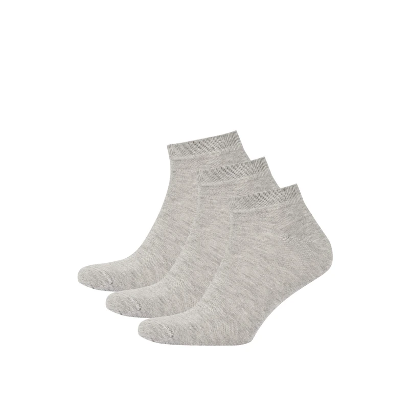 Defacto Fit Men's Cotton 3 Pack Short Socks