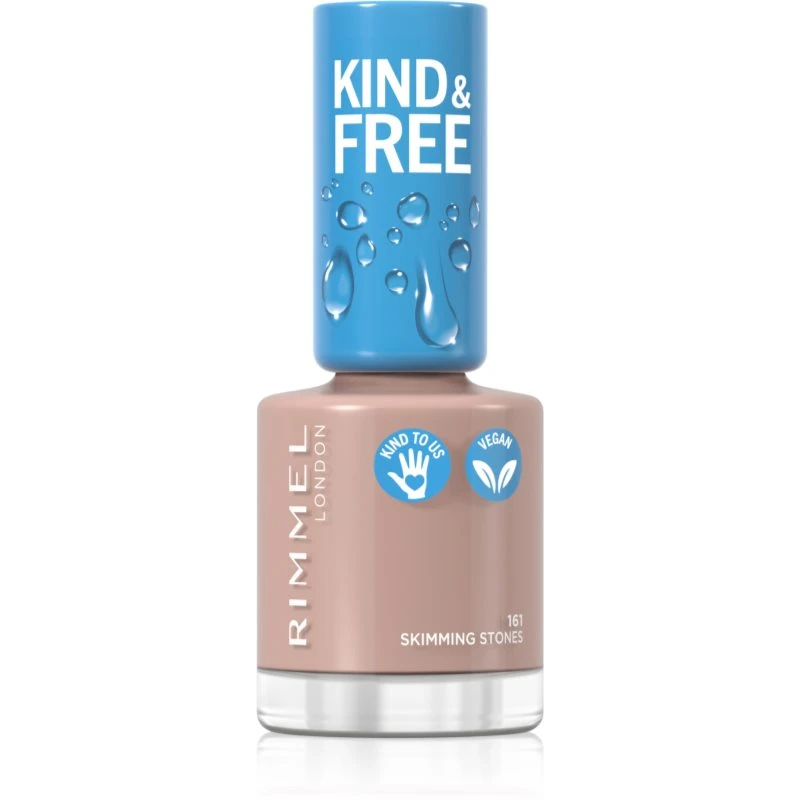 Rimmel Kind & Free lak na nehty odstín 161 Skimming Stones 8 ml