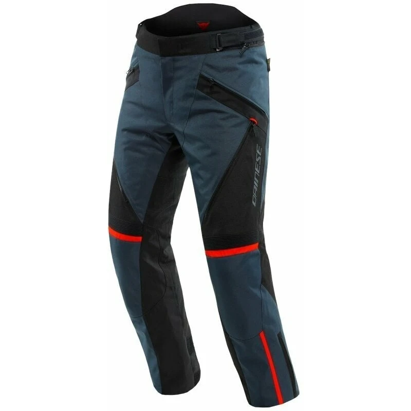 Dainese Tempest 3 D-Dry Ebony/Black/Lava Red 50 Standard Textilní kalhoty