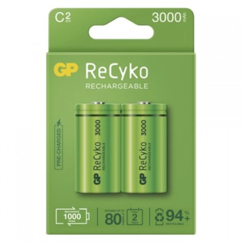 Nabíjecí baterie, nabíječky nabíjecí baterie gp b2133 recyko, 3000mah, c, 2ks