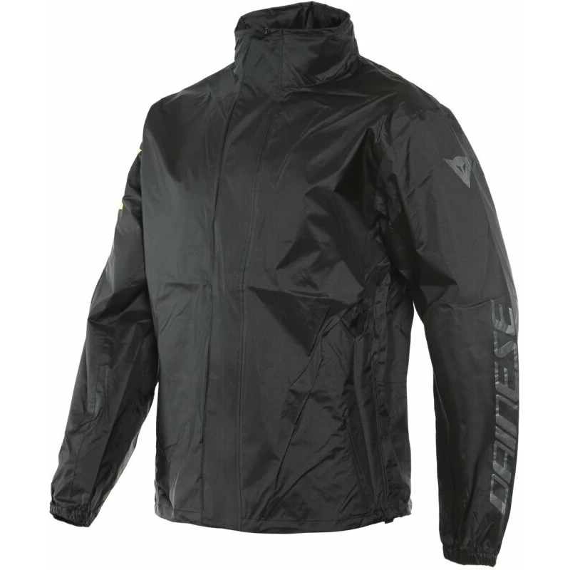 Dainese VR46 Rain Jacket Black/Fluo Yellow S