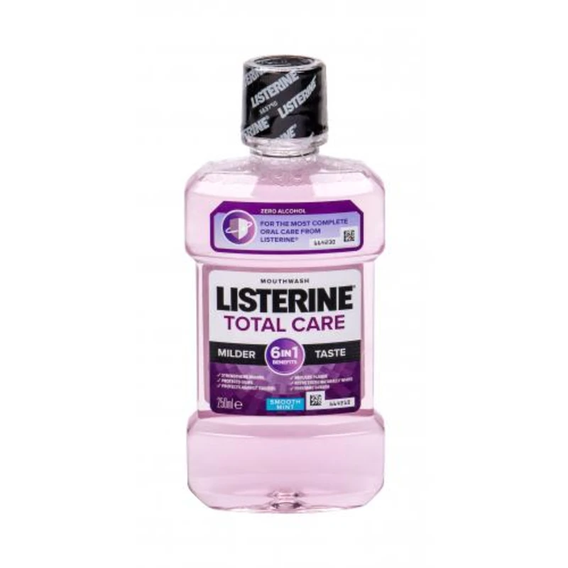 Listerine Mouthwash Total Care Smooth MInt 6 in 1 250 ml ústní voda unisex