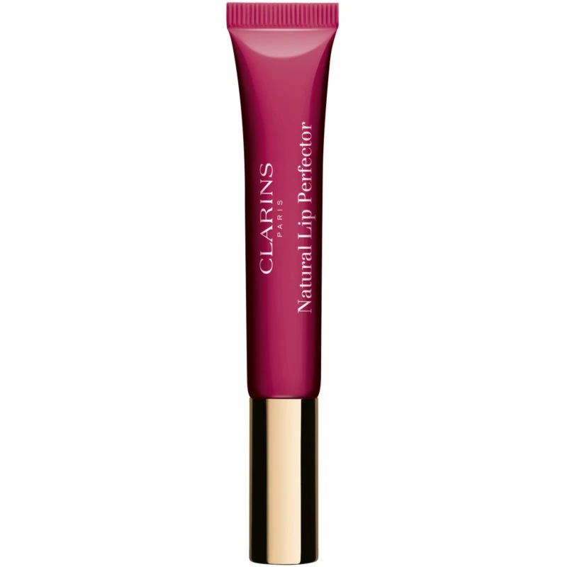 Clarins Natural Lip Perfector lesk na rty s hydratačním účinkem odstín 08 Plum Shimmer 12 ml