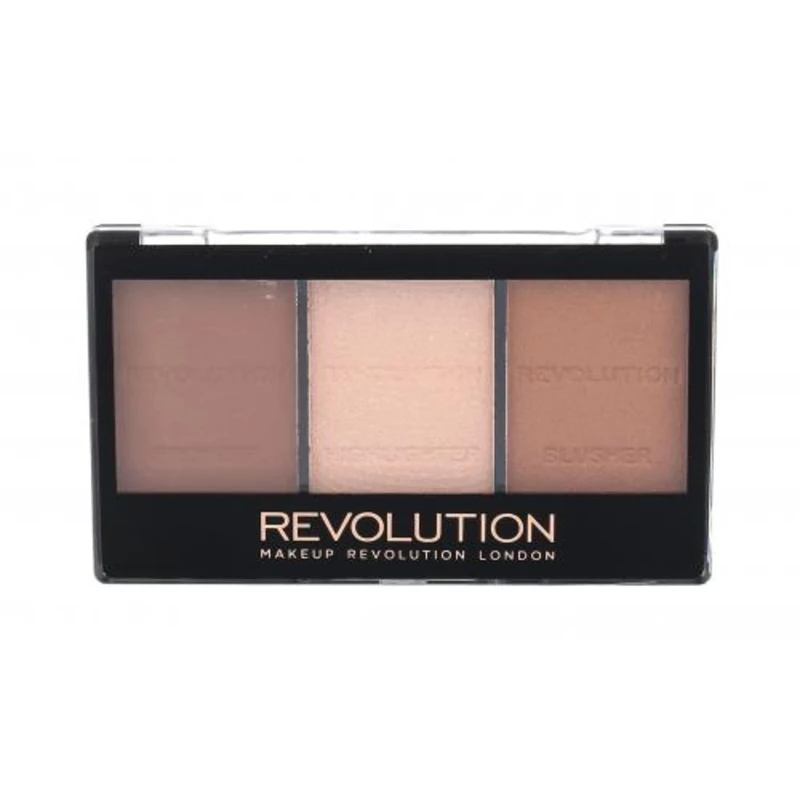 Makeup Revolution Ultra Sculpt & Contour paleta na kontury obličeje odstín 04 Ultra Ligt/Medium 11 g