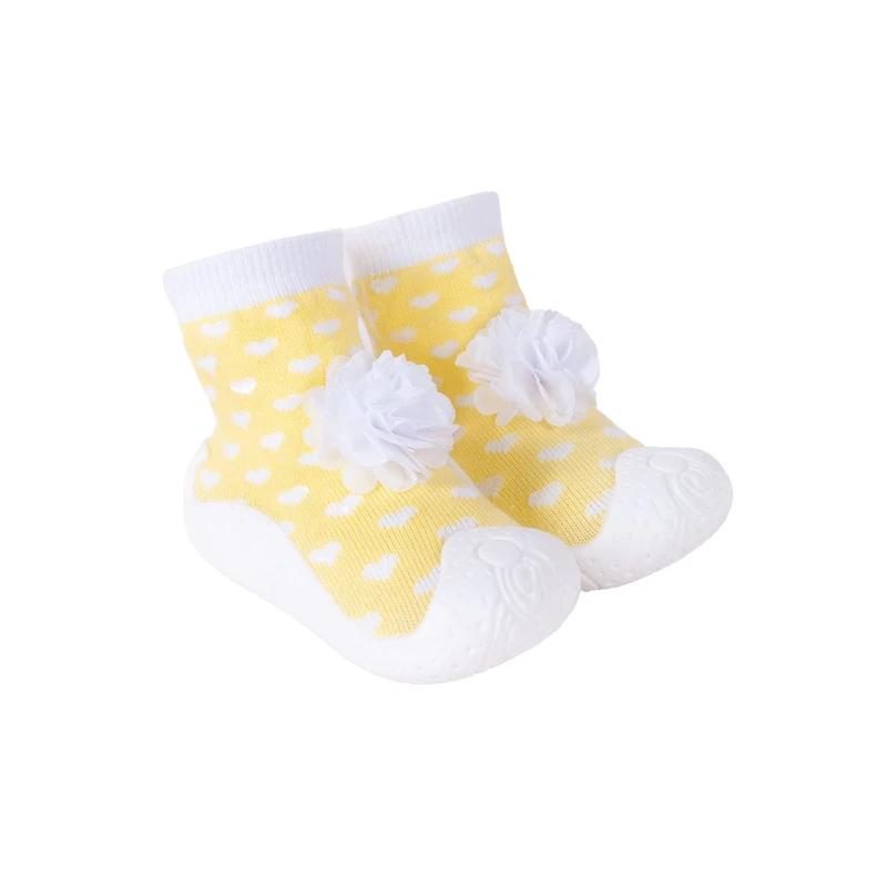 Yoclub Kids's Baby Girls' Anti-skid Socks With Rubber Sole OBO-0137G-AA0B