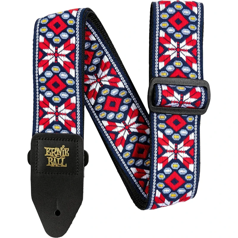 Ernie Ball Taos Fire Red Jacquard Strap