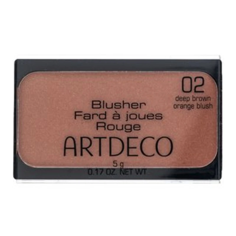 Artdeco Blusher 02 Deep Brown Orange pudrová tvářenka 5 g