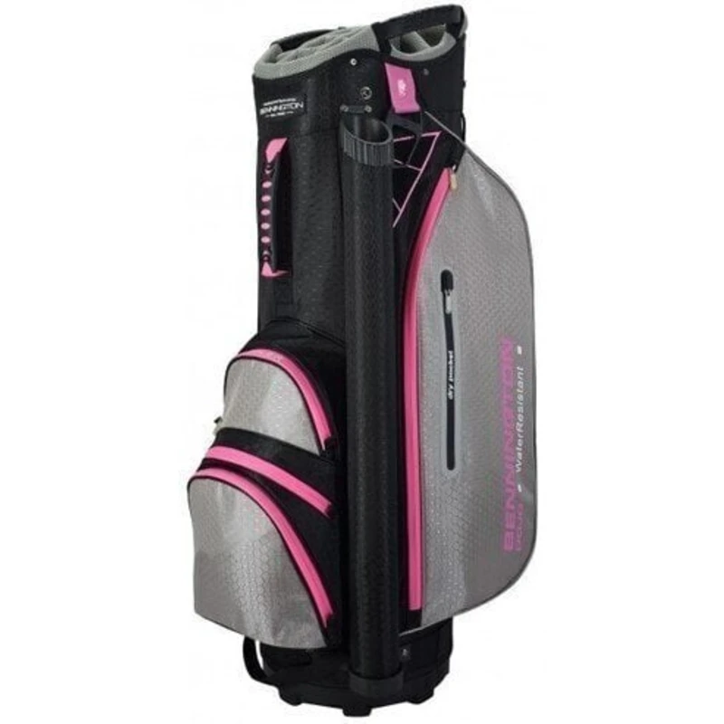 Bennington Dojo 14 Water Resistant Cart Bag Black Grey/Pink