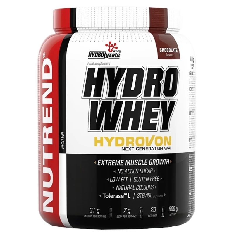 Izolát nativní syrovátkové bílkoviny Nutrend Hydro Whey 800g