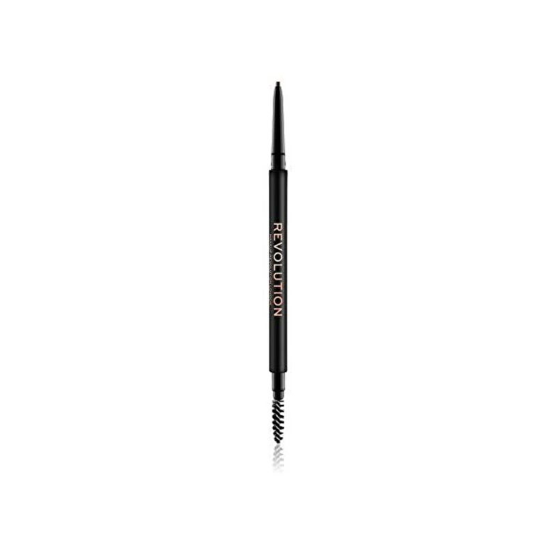 Revolution Precizní tužka na obočí s kartáčkem (Precise Brow Pencil Medium Brown)