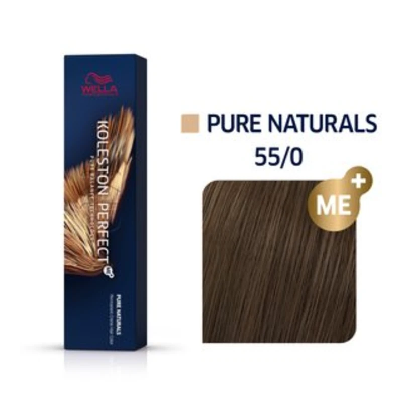 Wella Professionals Permanentní barva na vlasy Koleston Perfect ME™+ Pure Naturals 60 ml 55/0