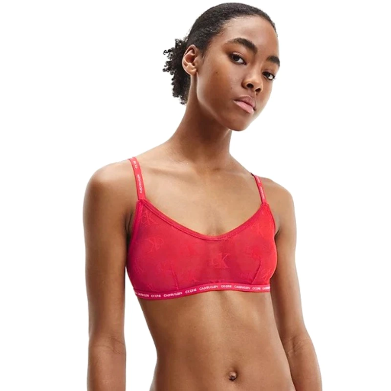 Calvin Klein Dámská podprsenka CK One Bralette QF6786E-XI9 L