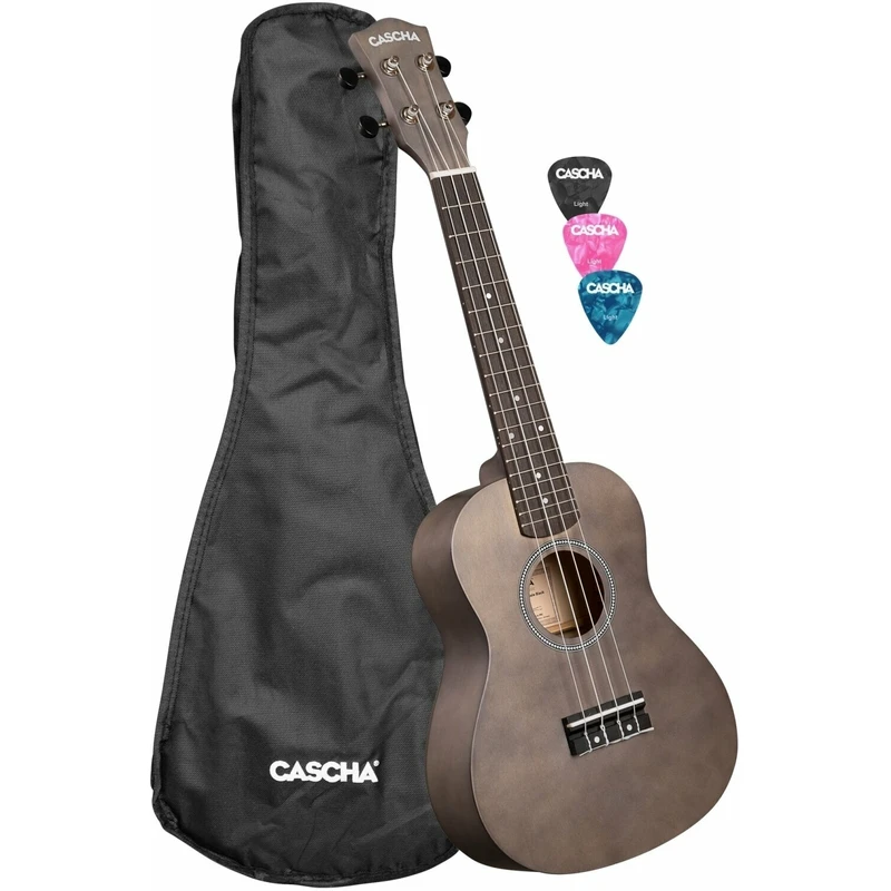 Cascha CUC100 Linden Koncertní ukulele Black