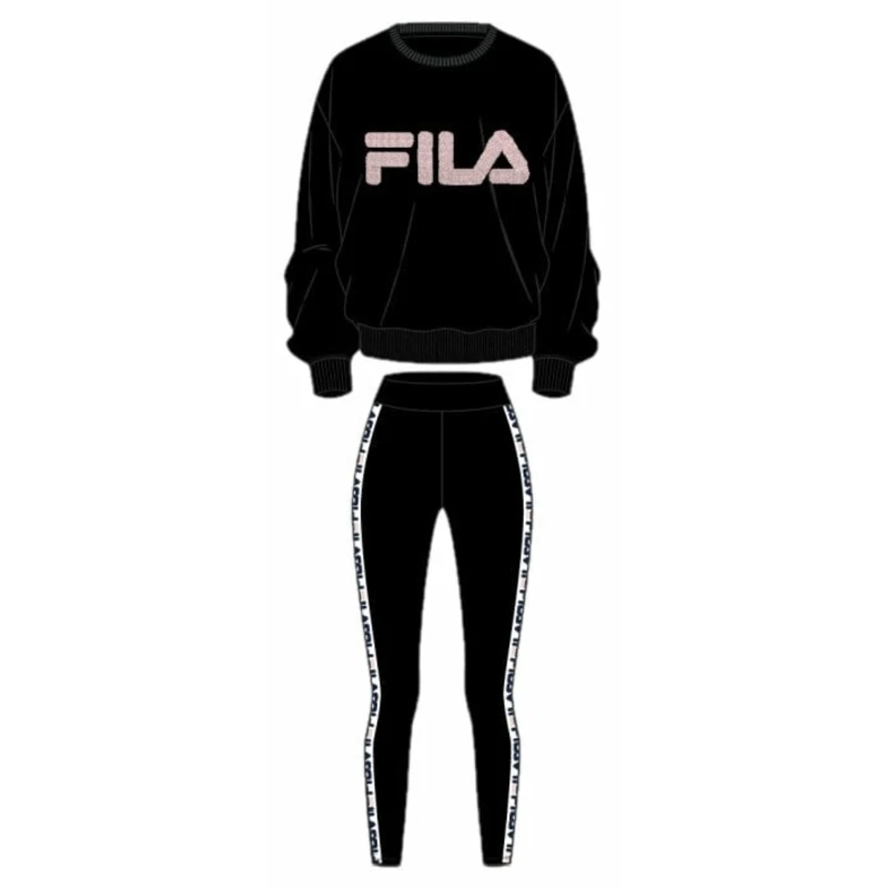 Fila FPW4098 Woman Pyjamas Black XS Fitness spodní prádlo