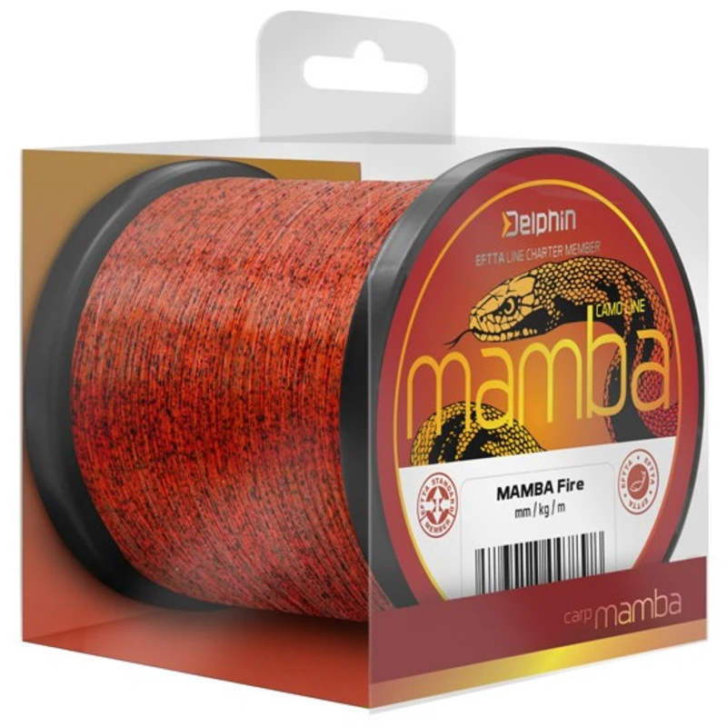 Delphin vlasec mamba carp fire - 0,34 mm 8,1 kg 1100 m