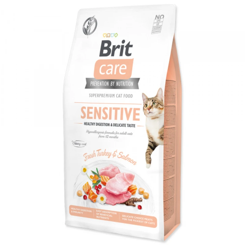 Brit Care Cat Grain-Free Sensitive Healthy Digestion & Delicate Taste 7kg