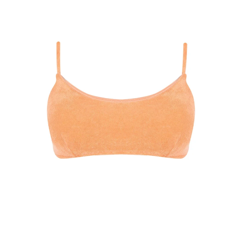 DEFACTO Fall In Love Regular Fit Terry Fabric Bikini Top