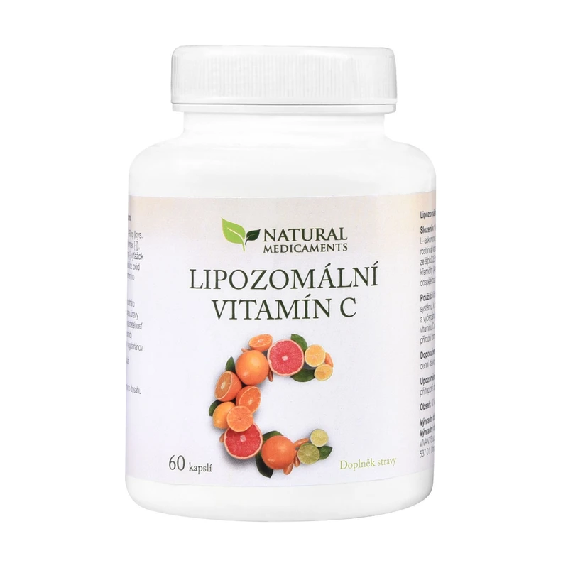 Natural Medicaments Lipozomální vitamín C 60 kapslí