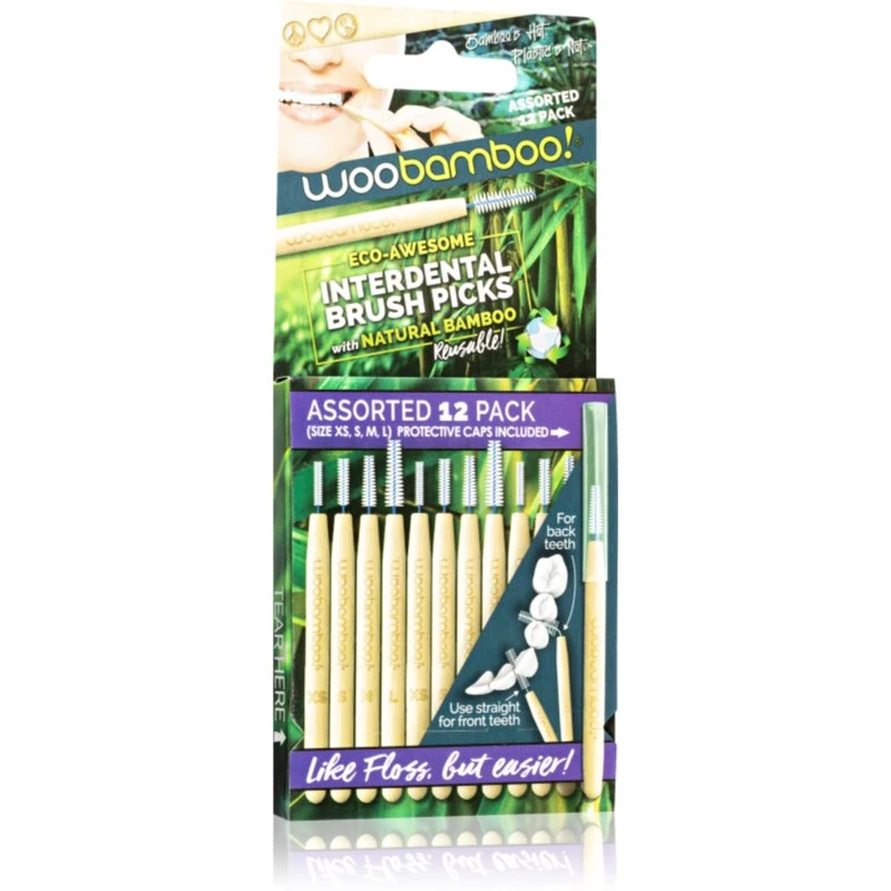 Woobamboo Eco Interdental Brush mezizubní kartáčky mix 12 ks