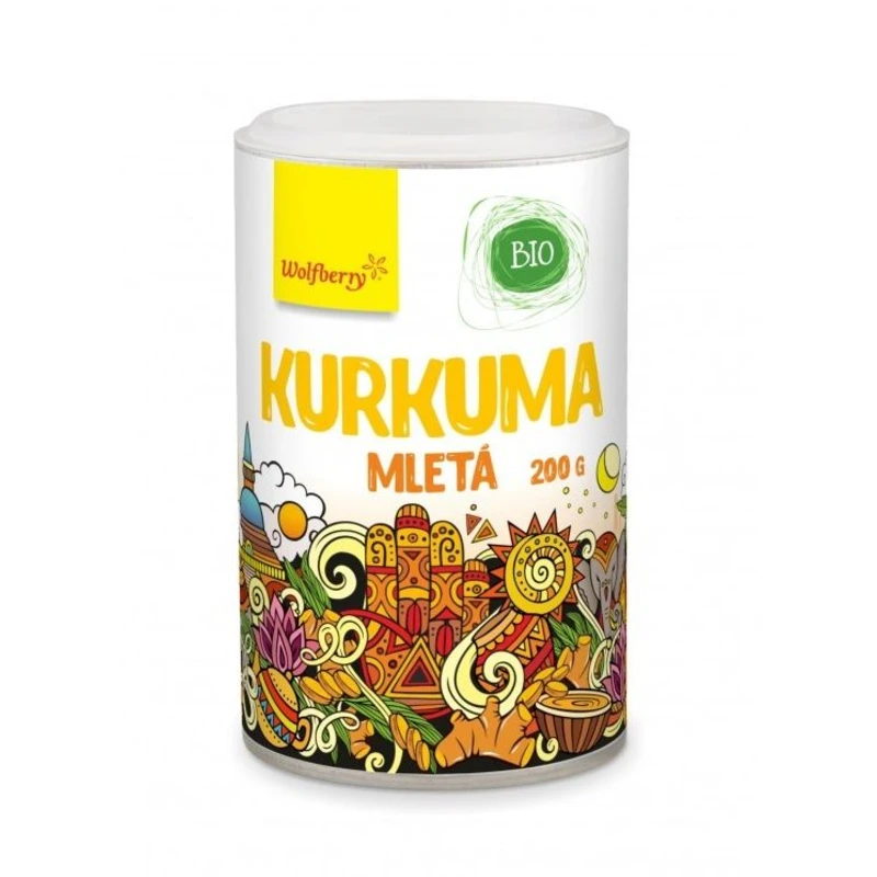 Wolfberry Kurkuma mletá BIO 200 g Wolfberry