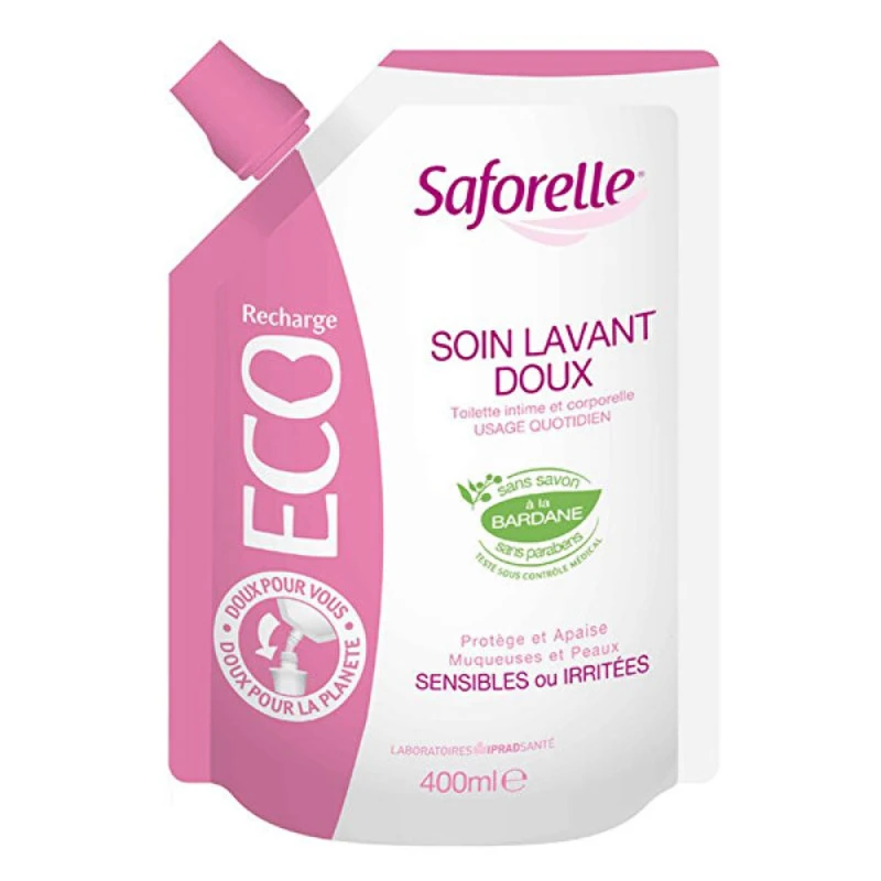 SAFORELLE Jemný mycí gel 400 ml ECO pack