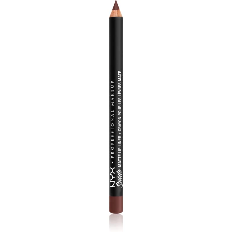 NYX Professional Makeup Suede Matte Lip Liner matná tužka na rty odstín 55 Cold Brew 1 g