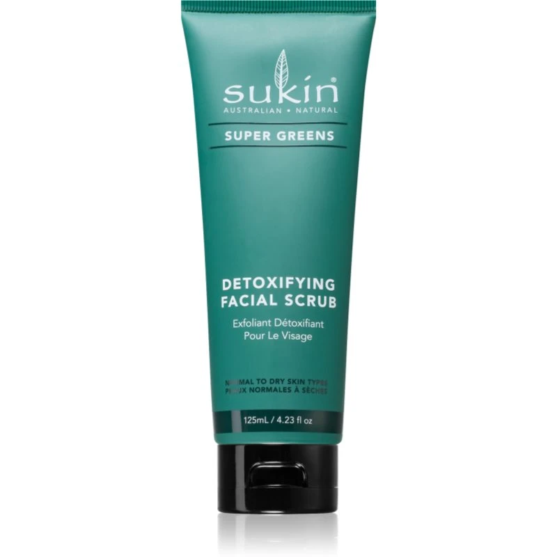 Sukin Super Greens vyhlazující pleťový peeling pro normální až suchou pleť 125 ml