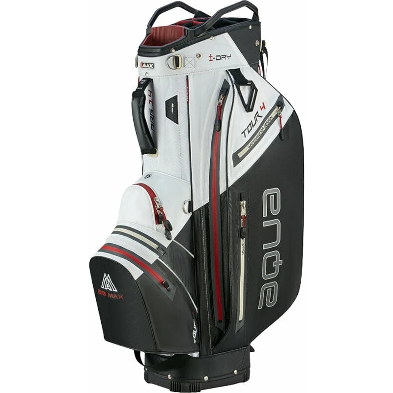 Big Max Aqua Tour 4 White/Black/Merlot Cart Bag