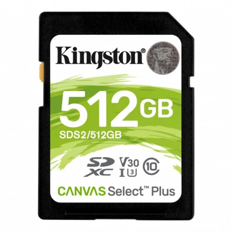 Kingston Canvas Select Plus U3 V30 512GB SDXC