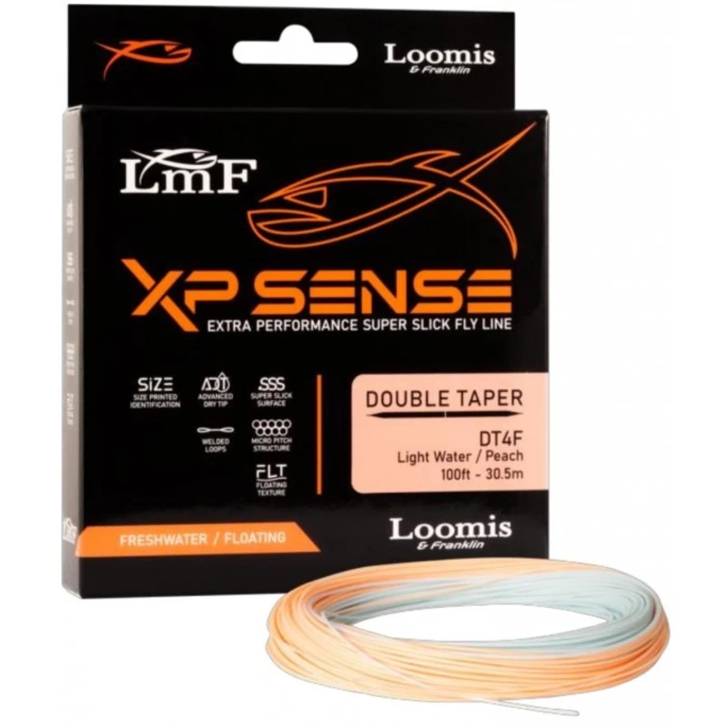 Loomis franklin muškařská šňůra xp sense fly double taper - dt4f