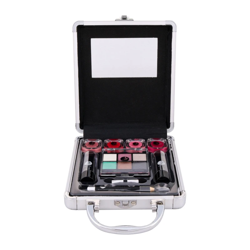 2K Beauty Basic Train Case dárková kazeta Complete Makeup Palette pro ženy