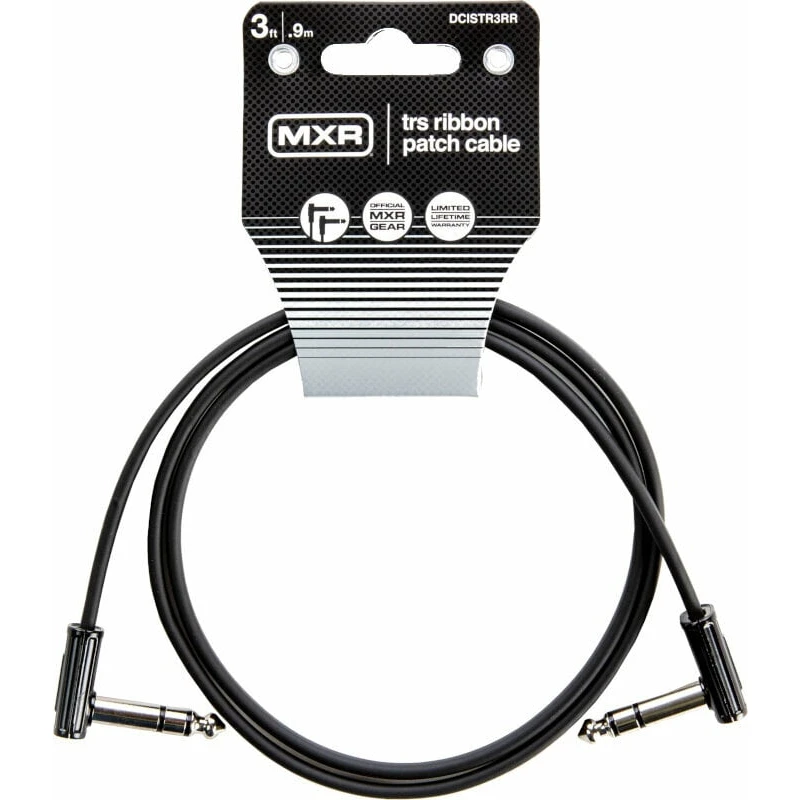 Dunlop MXR DCISTR3RR Ribbon TRS Cable Černá 0,9 m Lomený - Lomený