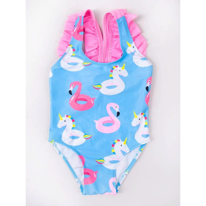 Yoclub Kids's Girl's One Piece Swimming Costume LKJ-0028G-A100