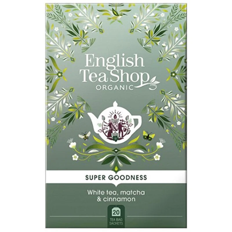 English Tea Shop Bílý čaj, matcha a skořice 20 sáčků