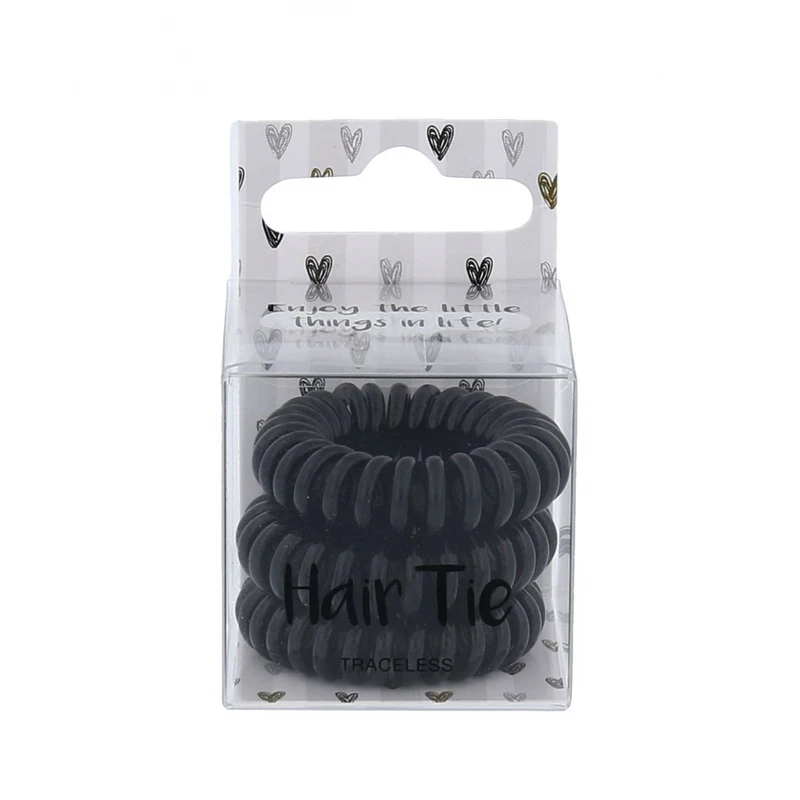 2K Hair Tie Gumička na vlasy Black 3 ks