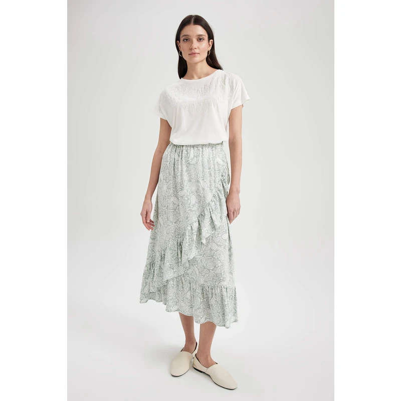 DEFACTO A Line Woven Skirt